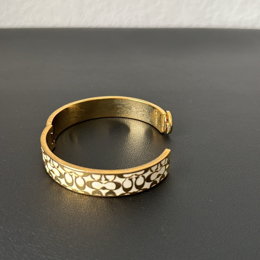 Coach gold bangles - Picture 3 of 9